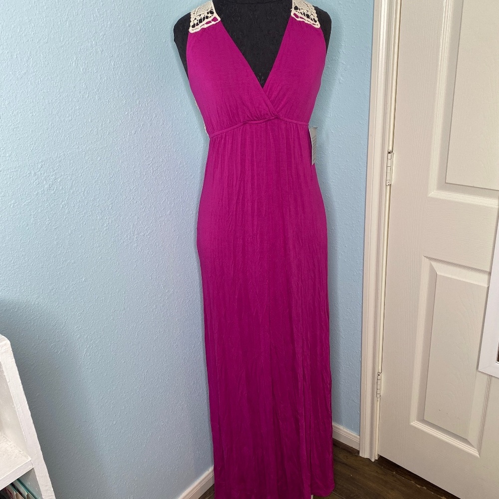 NWT Felicity & Coco Pink Long Maxi Dress